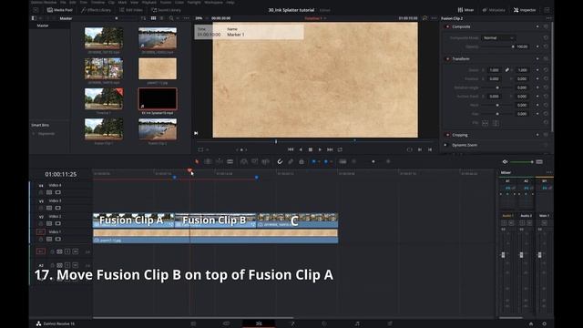 Free Ink Splatter Transition Presets - DaVinci Resolve 16 смотреть онлайн