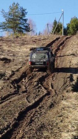 НИВА в КРУТУЮ ГОРКУ