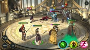 RAID: Shadow Legends Жнивец и Громобой на арене