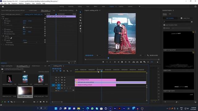 Wedding Video Effect in Adobe Premiere Pro | Wedding Parallax photo effects | Hindi смотреть онлайн