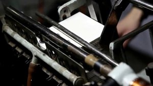 Высокая печать. Letterpress printing