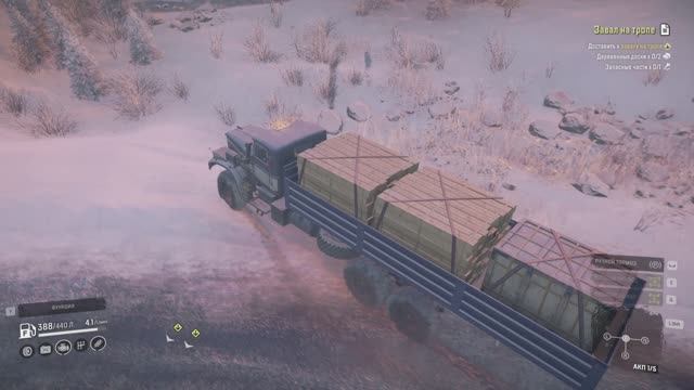 SnowRunner. Амур. Река Урска. Поручение "Завал на тропе" смотреть онлайн