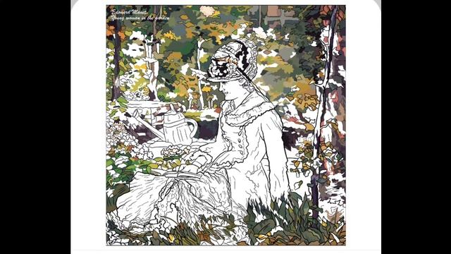Édouard Manet Young Woman in the Garden