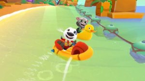 Аквабайк Мой говорящий Хэнк Talking Tom Jetski | Мультик Гонки для детей