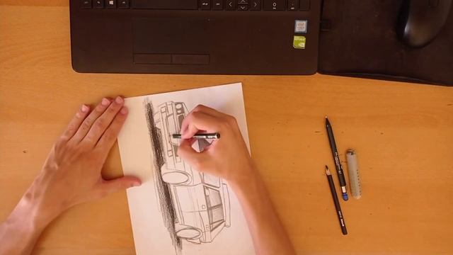 Car Sketching: Lancia Delta Integrale  Black Duck