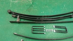 Комплект усиления рессор Газель Некст с рессорами нового образца.Для кузовов средней тяжести.