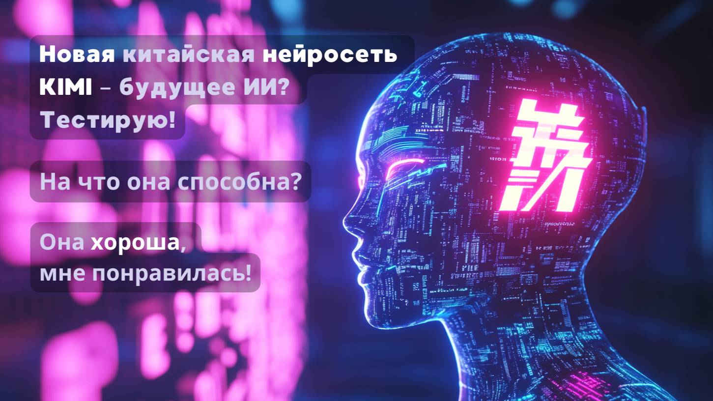 KIMI – новая китайская нейросеть! Лучше ChatGPT? Тестирую! смотреть онлайн