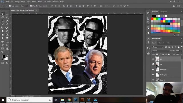"POLITICS" DIGITAL ART PROCESS VIDEO смотреть онлайн