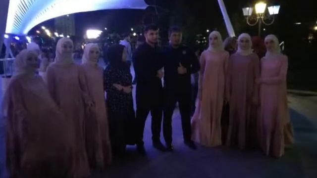 Вечер нашидов в цветочном парке г. Грозный. Август 2018
