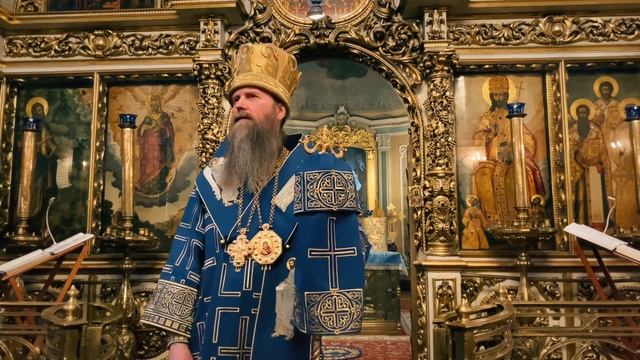 Слово епископа Павлово - Посадского Силуана на Благовещение. смотреть онлайн