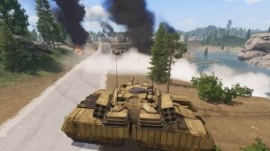 Russians bombed a Ukrainian village, but a granny on a tank saved prisoners