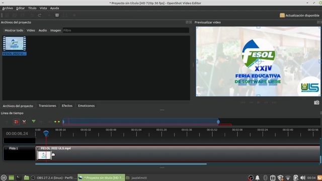 OBS Studio y OpenShot | grabar pantalla y editar videos. OpenSource смотреть онлайн