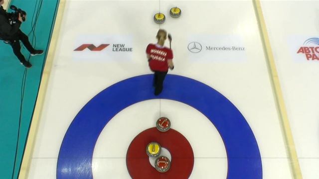 CURLING: RUS-HUN WCF World Mixed Doubles Chp 2015 - 1/4 Finals смотреть онлайн