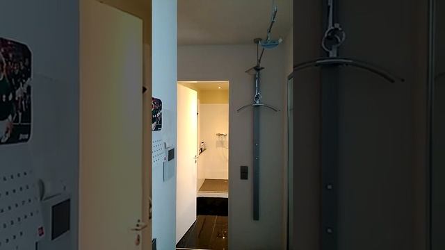 Kraussenstrasse11. Upstairs. вход, дверь в ванную, зеркало смотреть онлайн