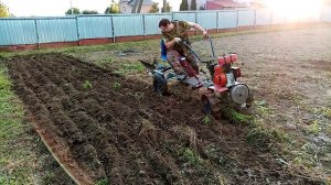 плуг и ездовой модуль начало покатушек