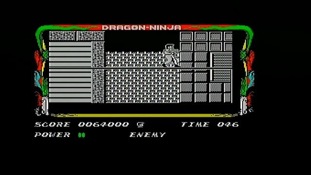 ZX Spectrum Games - DragonNinja смотреть онлайн