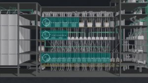 PINGLE 500тонн в сутки мукомольный завод техническая схема 3D