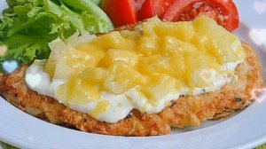Куриные отбивные с ананасом