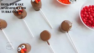 MARSHMALLOW TURKEY POPS