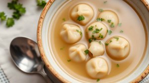 Тающие во рту Пельмешки в янтарном бульоне: секрет идеальной Чучвары