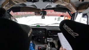 Ралли "Яккима-2025" СУ-2 «Кетроваара-1». Онборд из салона со звуком переговорки