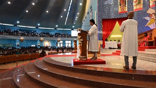 ദുഃഖവെള്ളിയാഴ്ച ദിവ്യബലിയിൽ ഖത്തർ ദേവാലയത്തിൽ ഒന്നാം വായന വായിച്ചപ്പോൾ l Good Friday 2023 l Doha смотреть онлайн