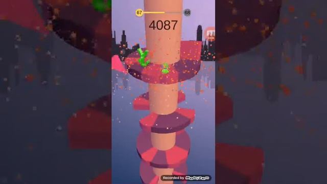 Играю в Helix Jump серия 1 смотреть онлайн