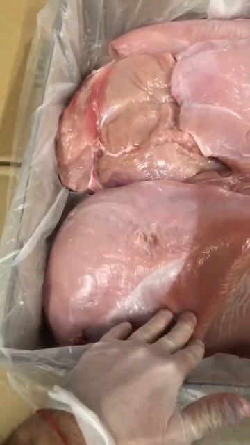 Филе грудки индейки охлаждённый #мясо#филе#индейка смотреть онлайн