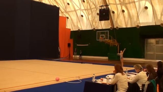 2014-02-23 Rejchl Stojanov / Рейчъл Стоянов Rhythmic Gymnastics BALL Levski Sofia - Kalamata Greece смотреть онлайн