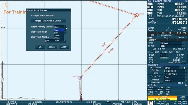 Capture 13 JRC ECDIS JAN 2000 Video Training Ais Tt Menüsü смотреть онлайн