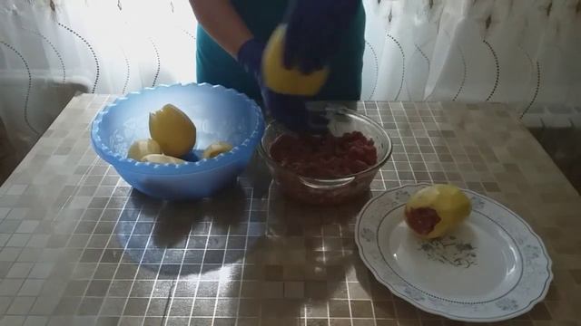 Լցոնած կարտոֆիլ #фаршированная картошка lconac kartofil