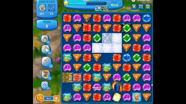 Как пройти 408 уровень в игре "Загадки Атлантиды" смотреть онлайн