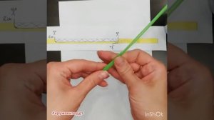 Гусеница из коктейльной трубочки