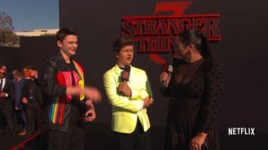 Gaten Matarazzo & Noah Schnapp | Stranger Things 3 Premiere | Netflix