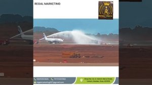 #First Trial Landing at the #MopaInternationalAirport. part of testing protocol, today a commercial