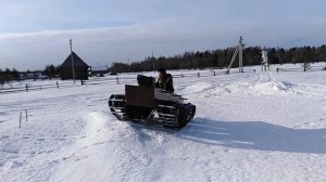 Вездеход на гусеницах