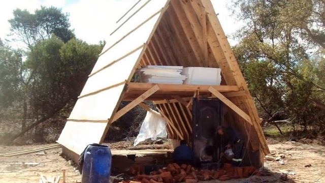 CABAÑA ALPINA MADERA TRONCO LADRILLOS ECONOMICA смотреть онлайн