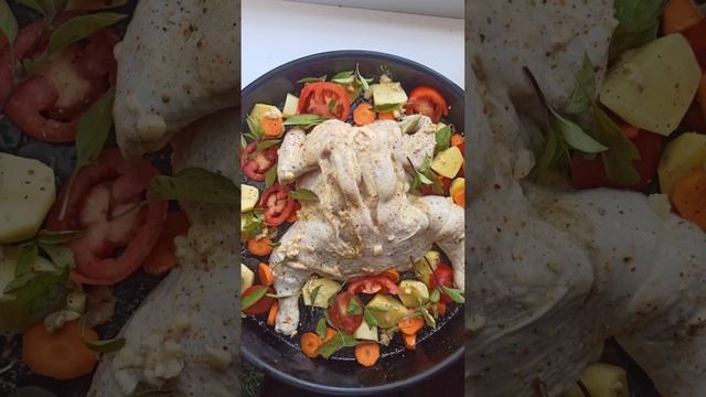 Курица в тандыре . смотреть онлайн