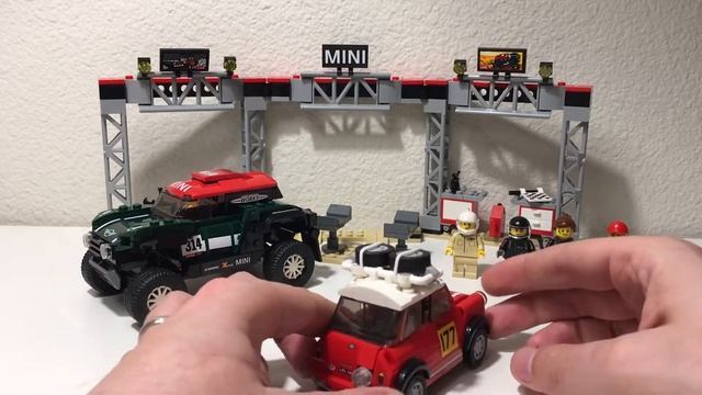 LEGO Speed Champions: 1967 Mini Cooper S Rally and 2018 MINI John Cooper Works Buggy Review! 75894 смотреть онлайн