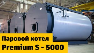 Паровой котел Premium S-5000 5000 кг пара в час, давлением 8 бар (0,8 МПа)