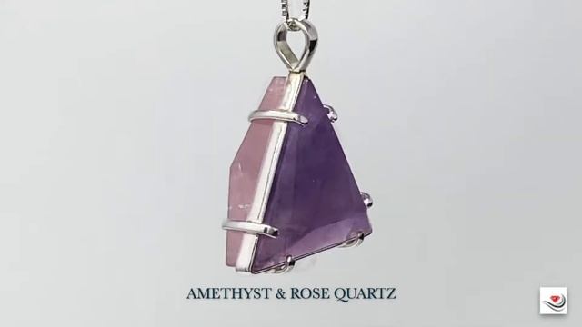 Vogel Crystal Star of David in Amethyst & Rose Quartz with Rainbows in Sterling, Large смотреть онлайн