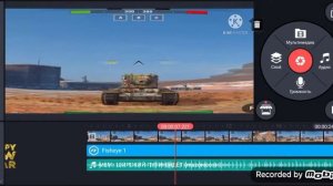 как сделать широкое видео в kine master