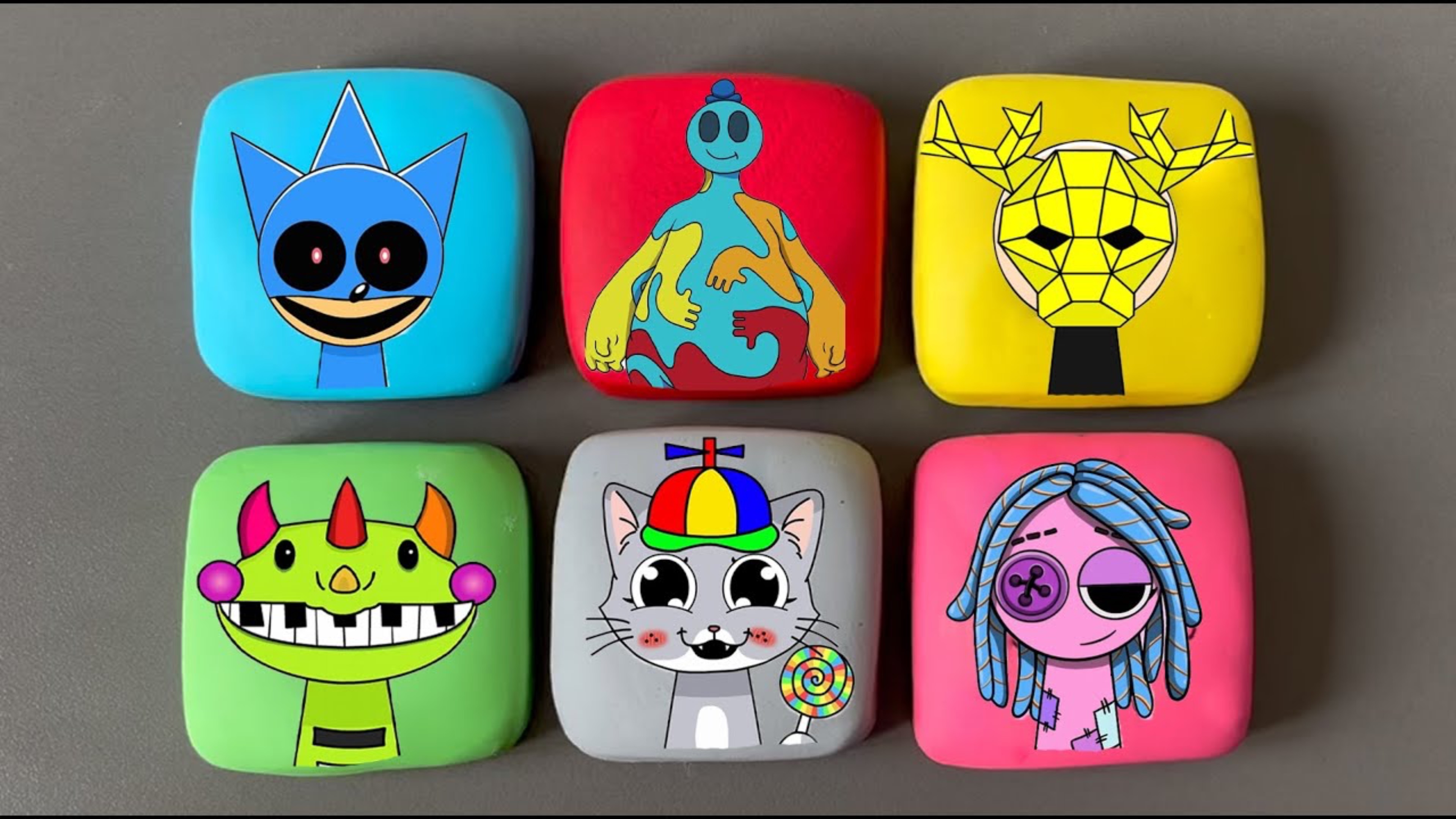 GUESS which Sprunki character will come out of the cubes - Инкредибокс Спрунки смотреть онлайн