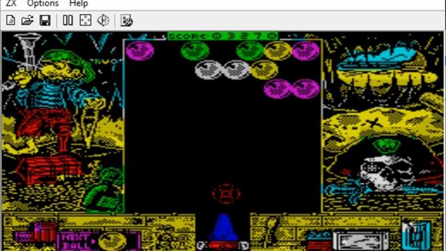 Cannon Bubble - ZX Spectrum Sinclair - ZX32 emulador смотреть онлайн