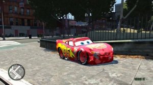 GTA 4 Rayo Lightning McQueen Crash Testing Ep. 1 GTA IV Car Crashes