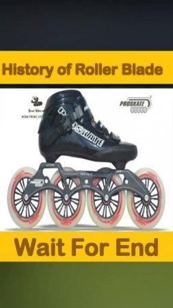 History Of Roller Blade and First Commercial || #shortsvideo #shorts #viral #trending #rollerskatin