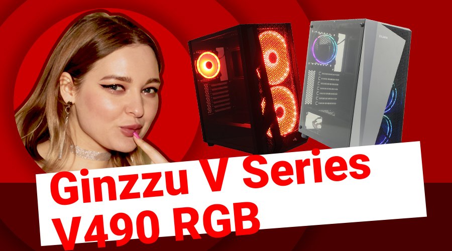 НИКС Компьютерный Супермаркет: видео про Корпус Ginzzu V Series V490 RGB Белый без БП