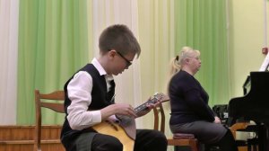 Отгон Иван (балалайка) - Вариации на тему р.н.п. "Колечко моё позлачёное" - обработка А.Шалова