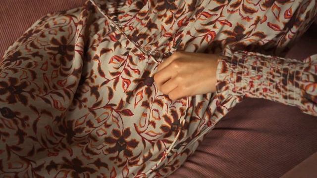 MOS MOSH SS22 - Macha Paris LS Dress смотреть онлайн