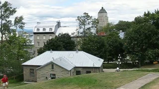 Квебек сити. Вид с крепостной стены смотреть онлайн